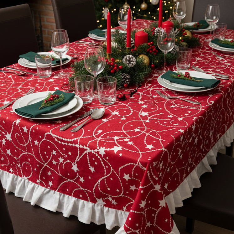 TOVAGLIA CON BALZE ROSSA