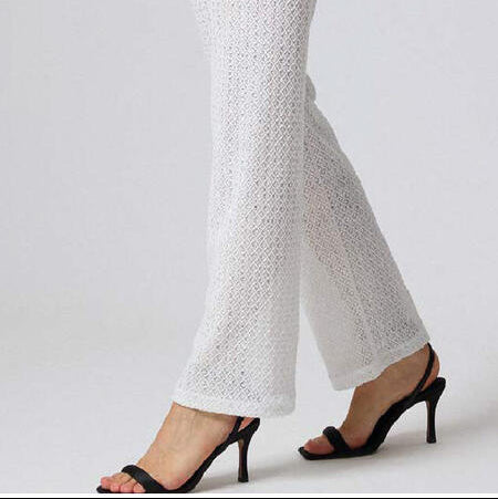 PANTALONE IN MAGLINA TRAFORATA JADEA
