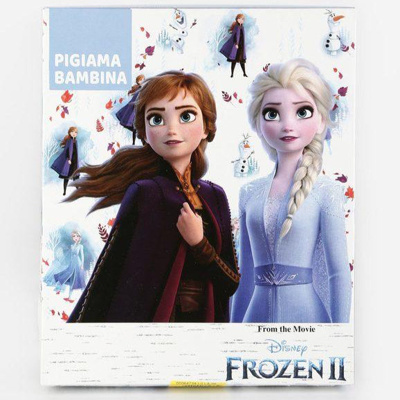 PIGIAMA CORTO BAMBINA ANNA E ELSA FROZEN