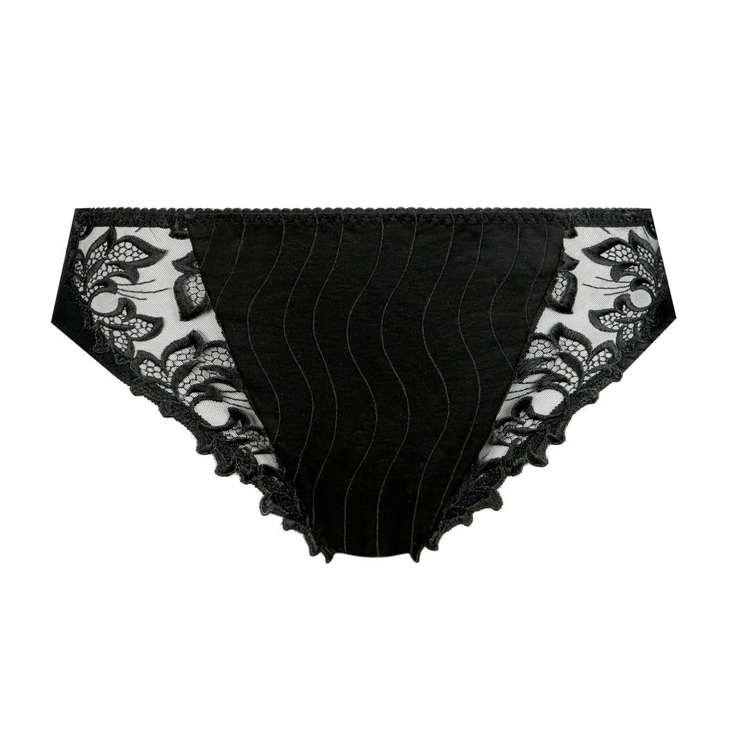 DEAUVILLE MUTANDA NERA CON PIZZO