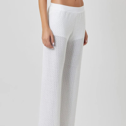 PANTALONE IN MAGLINA TRAFORATA JADEA