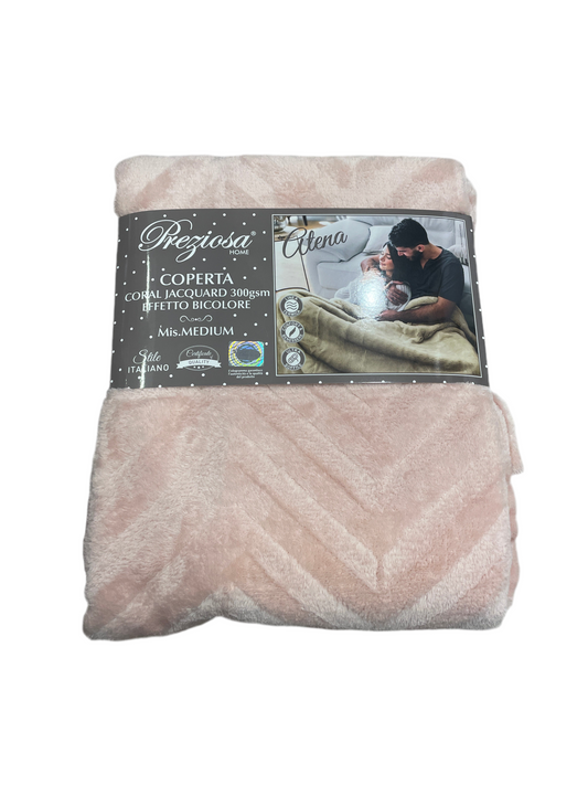 Coperta in pail rosa