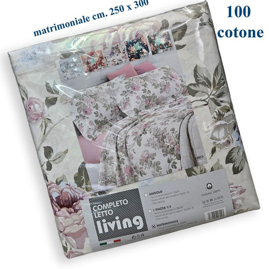 COPRIPIUMINO matrimoniale di flanella LIVING by IMBERTI